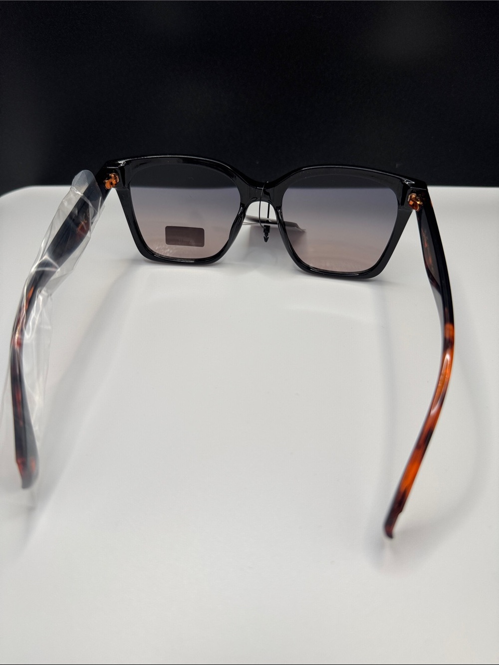 Classic Black Gradient Lens Women's Sunglasses (3-7) - Picture 6 of 7